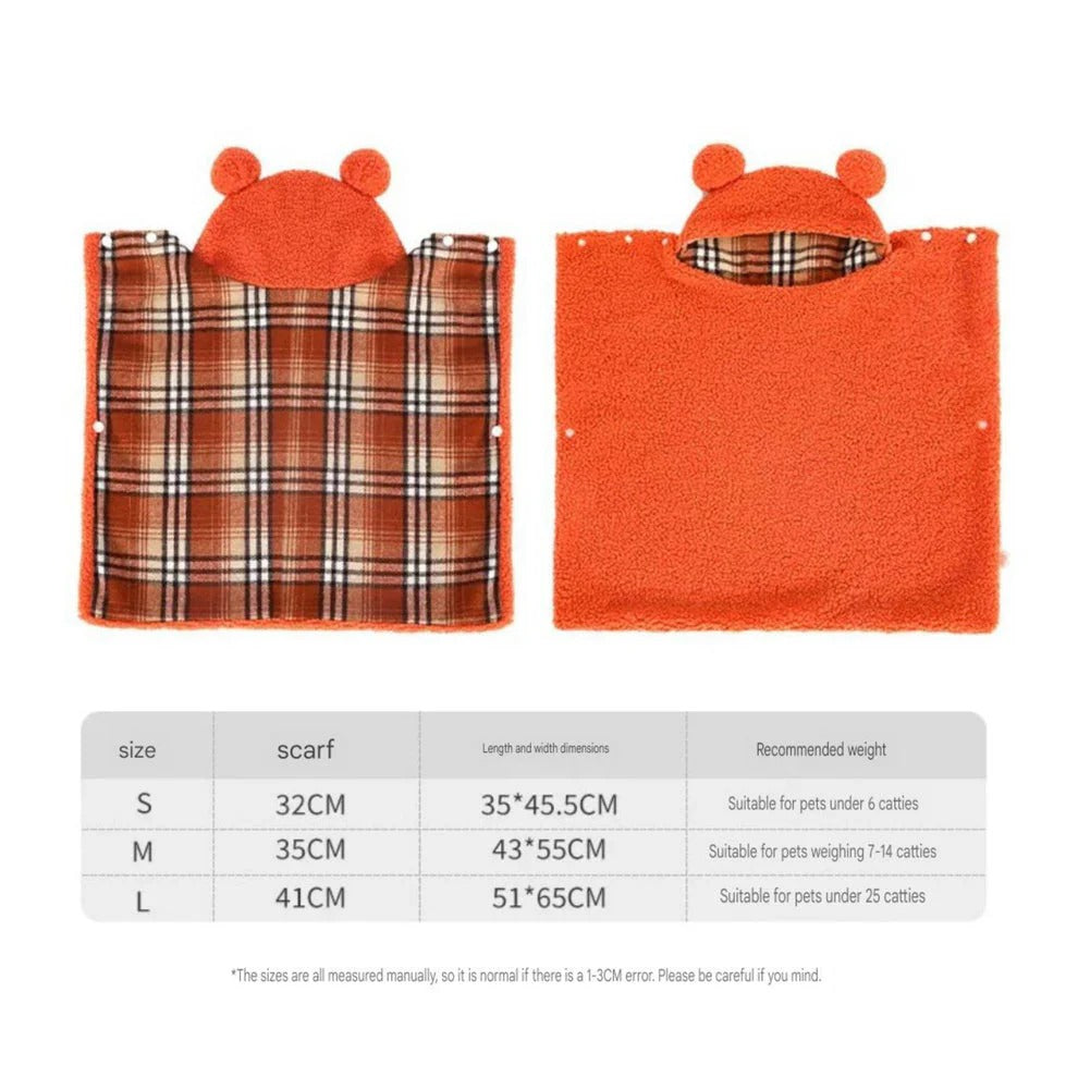 Pet cape blanket