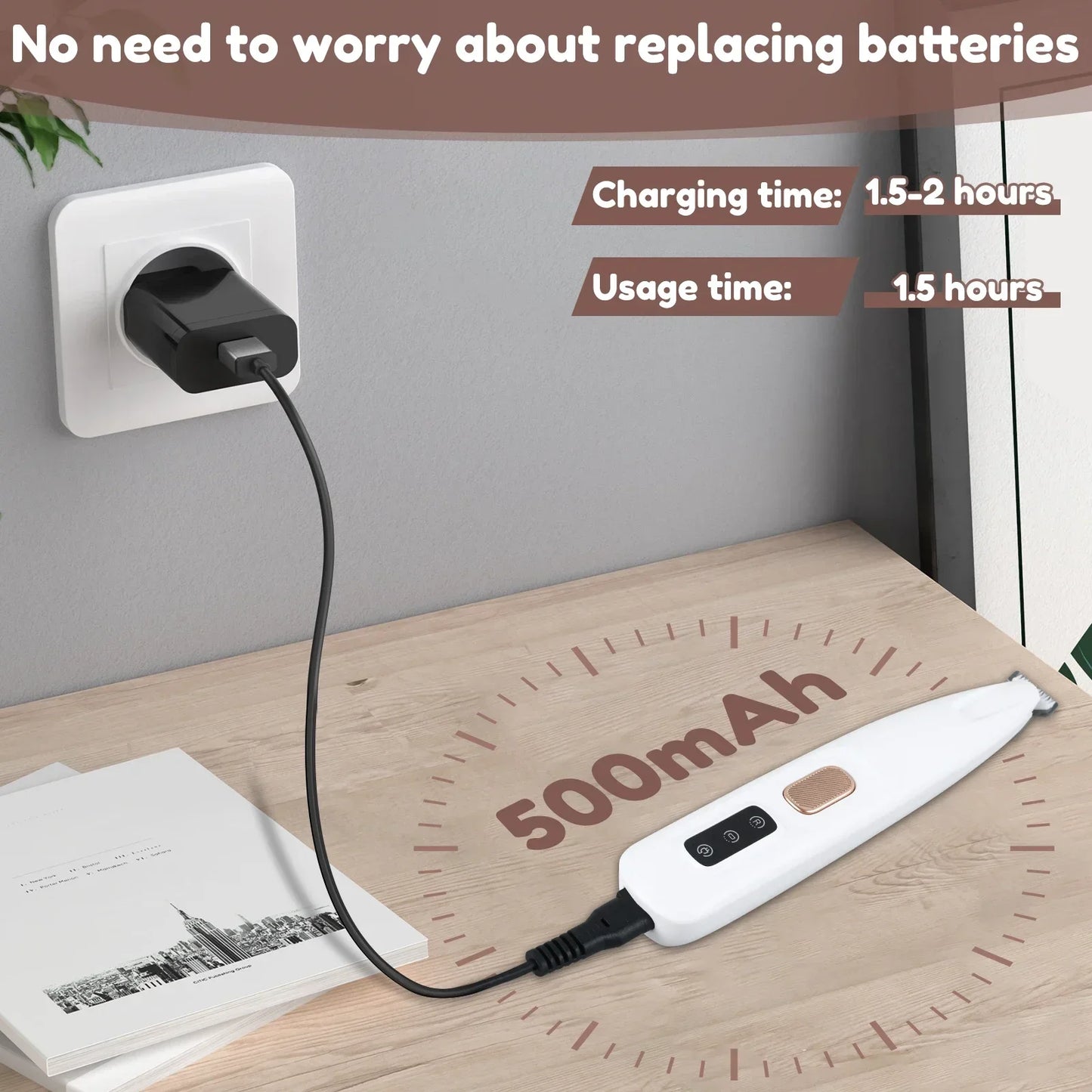 Pawfect Trim: LED Light Paw Trimmer for Precision & Comfort