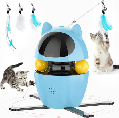 PawGlow 3-in-1 Cat Toy – Chase, Pounce & Play!