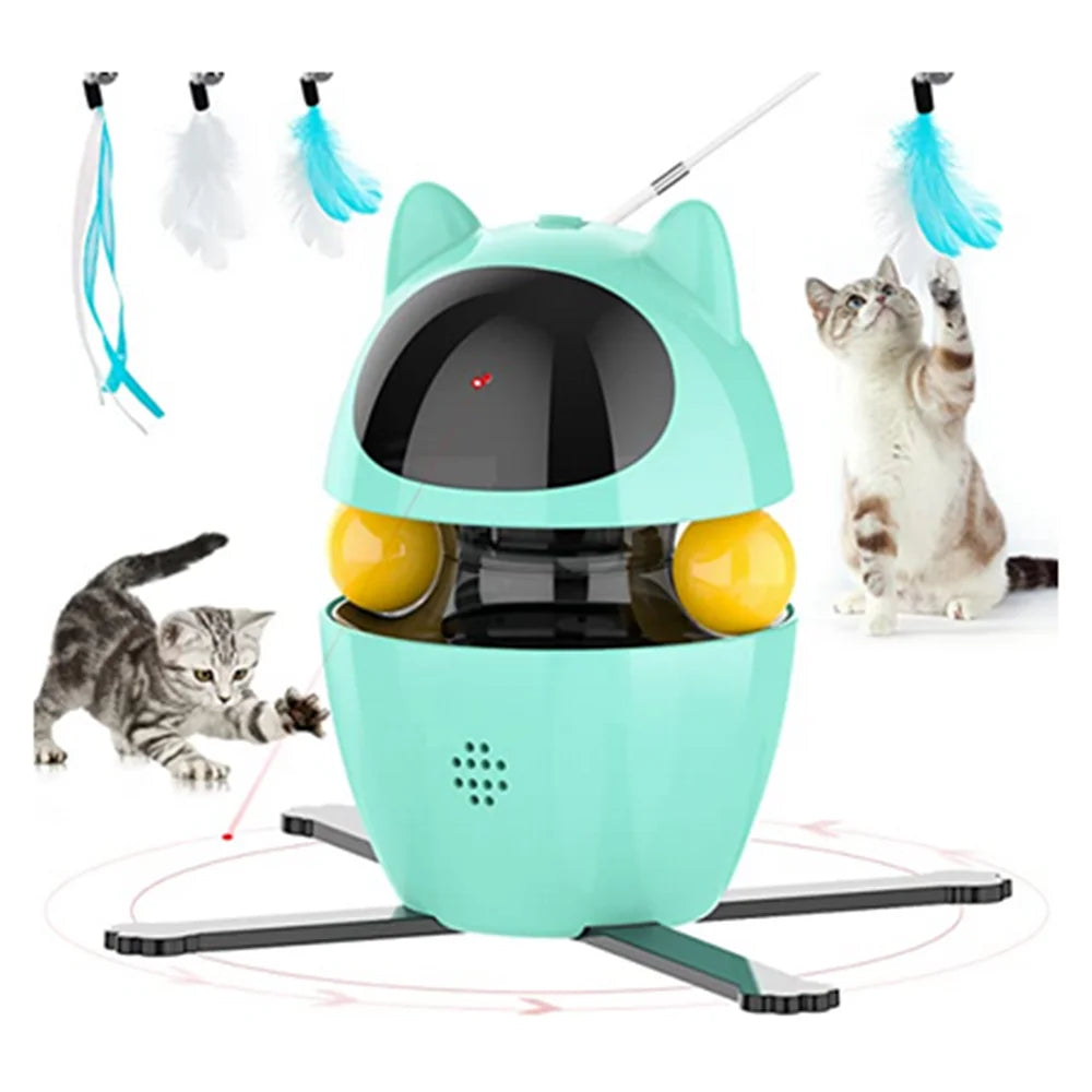 PawGlow 3-in-1 Cat Toy – Chase, Pounce & Play!