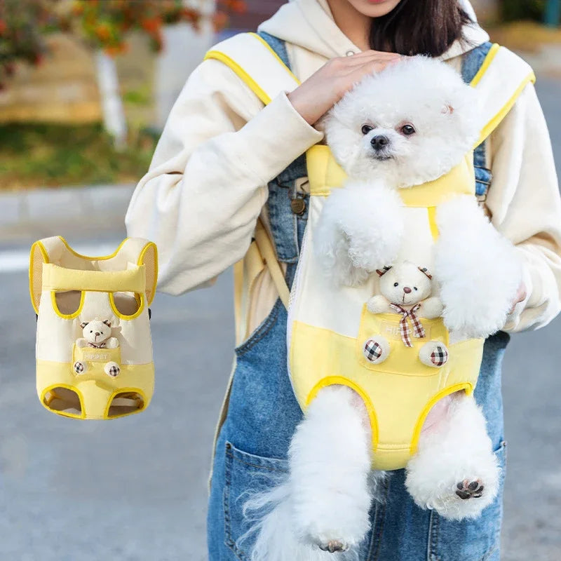 PawSnug™ – Hands-Free Chest Carrier for Pets 🐶