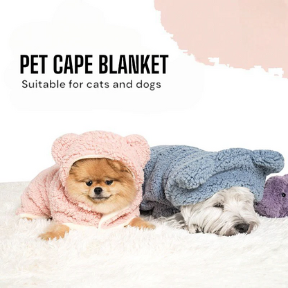 Pet cape blanket